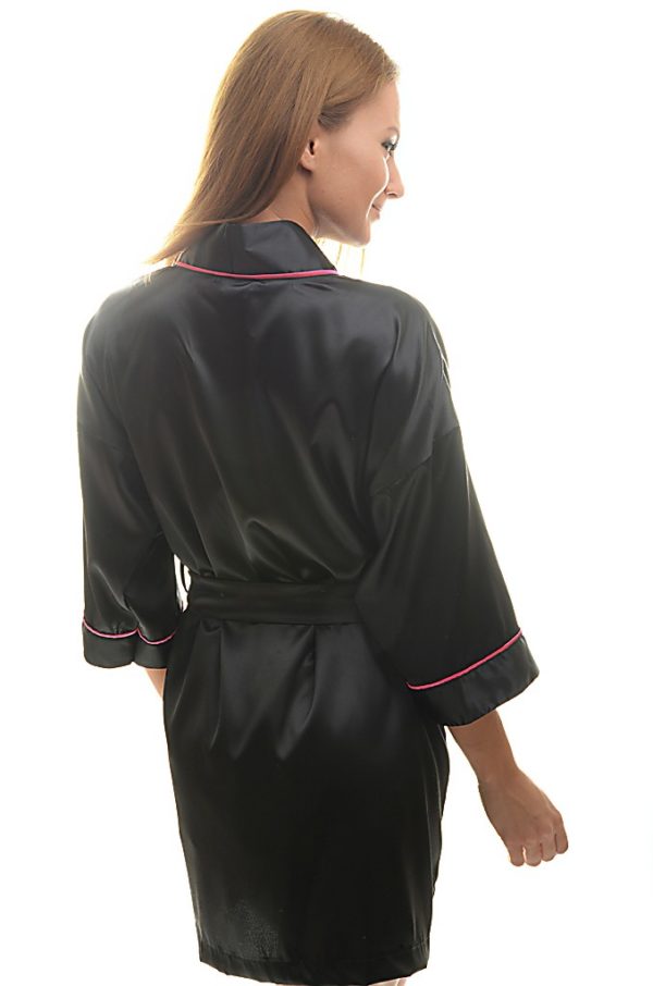 Dámske saténové kimono - 01