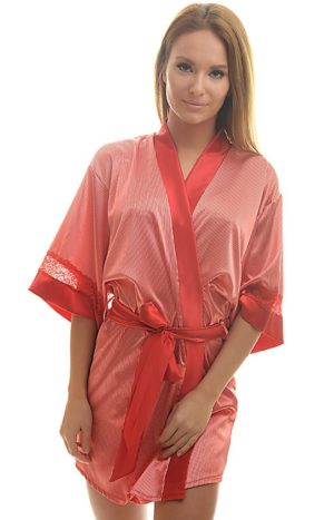 Dámske saténové kimono LILIANA - 02