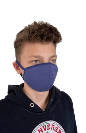 Ochranné rúško s filtrom - modré denim