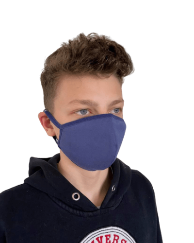 Ochranné rúško s filtrom - modré denim