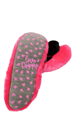 Dámske nízke tmavoružové papuče