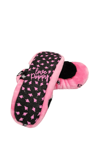 Dámske nízke ružové papuče s mačkami