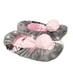 Dámske nízke sivé papuče s jednorožcami