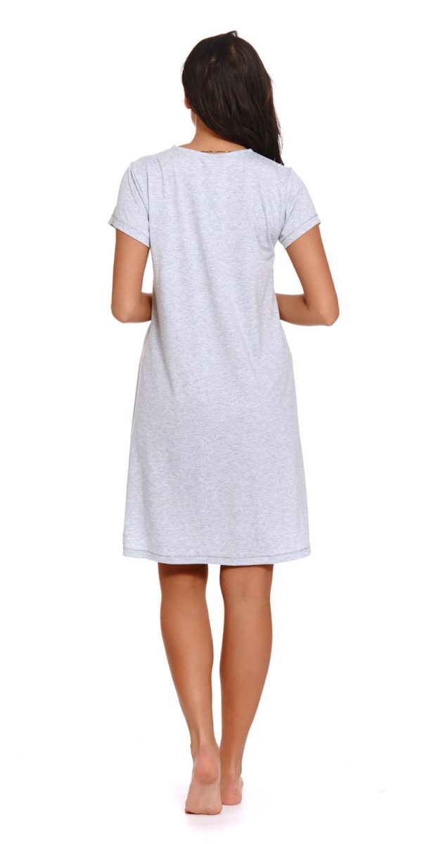 Dámska nočná košeľa TW.9233 GREY MELANGE