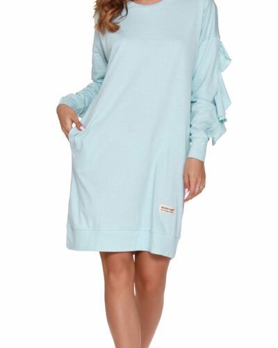 Dámska nočná košeľa/tunika TM.4350 POOL BLUE