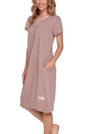 Dámska nočná košeľa TCB.4348 BEIGE
